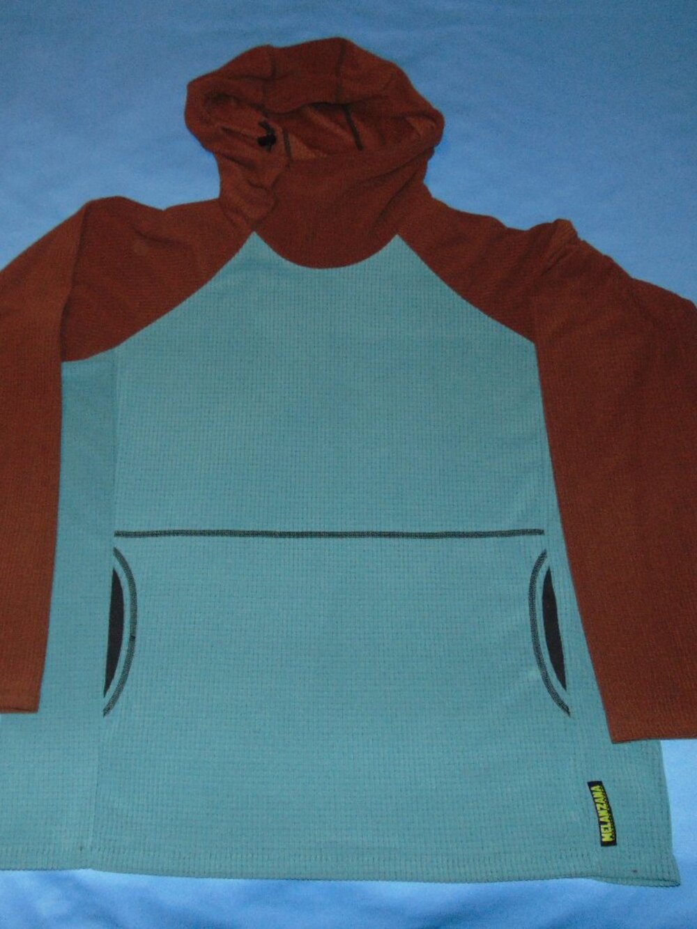 New  Melanzana  Micro Grid  Fleece Hoodie